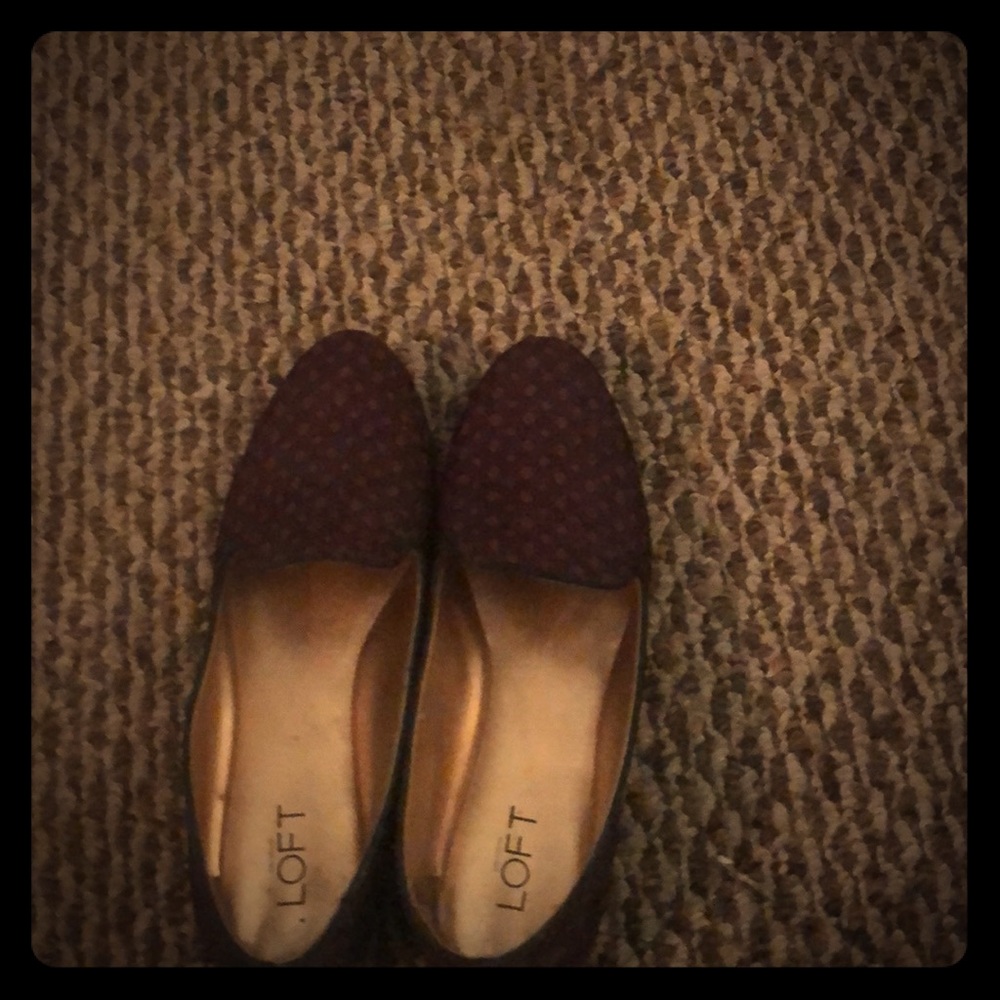 Lightly worn flats